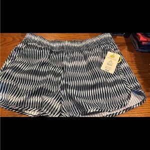 Wonder Nation Black and White Athletic Shorts